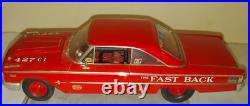 1963 Ford Galaxie 500 The Fast Back Race Car Professional Built Model Kit