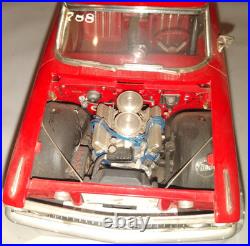 1963 Ford Galaxie 500 The Fast Back Race Car Professional Built Model Kit