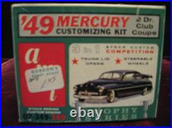 1963 MIB 1st ISSUE'49 Mercury Club Coupe Model/Kit AMT USA 02-349 Time Capsule
