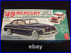 1963 MIB 1st ISSUE'49 Mercury Club Coupe Model/Kit AMT USA 02-349 Time Capsule