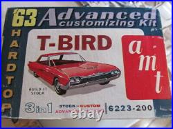 1963 Thunderbird hardtop 3n1 annual AMT #6223 unbuilt