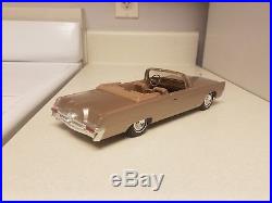 1964 AMT Chrysler Imperial CONVERTIBLE MINT TRUE Promo car EXTRA-RARE ROSE 64