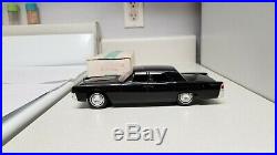 1964 AMT Lincoln TRUE Promo car XXX-RARE ORIG BOX, ORIG H. O, BLACK, SUPERB! 64