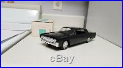 1964 AMT Lincoln TRUE Promo car XXX-RARE ORIG BOX, ORIG H. O, BLACK, SUPERB! 64