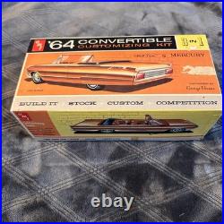 1964 Amt Mercury Convertible 3 In 1 Model Kit Unbuilt In Box