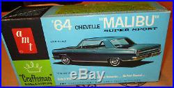 1964 Chevelle Malibu SS Craftsman Series unbuilt in box 64 Chevrolet 1/25 AMT