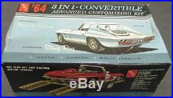 1964 Chevrolet Corvette AMT 1/25 Model Kit 6914 Sting Ray Budd Anderson Custom