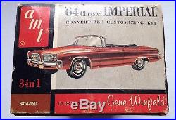 1964 Chrysler Imperial Model Kit, Amt, Open Box, Complete