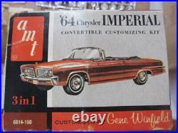 1964 Chrysler Imperial convertible stock annual AMT #6814 unbuilt