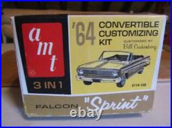 1964 Ford Falcon convertible Model kit AMT unbuilt complete