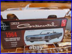 1964 Lincoln Continental convertible Model kit AMT unbuilt original issue