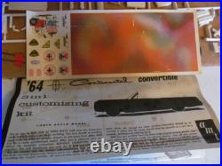 1964 Lincoln Continental convertible Model kit AMT unbuilt original issue
