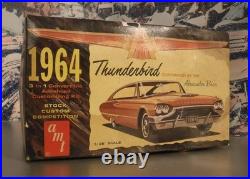 1964 T-bird Thunderbird Convertible 125 scale Kit by AMT VINTAGE Unbuilt