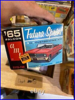 1965 65 Amt Falcon Futura SPrint COnvertible Model Car Built Kit Promo