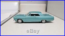 1965 AMT Ford Fairlane TRUE Promo car V. G. EXTRA-rare Met. Turquoise 65 Ford