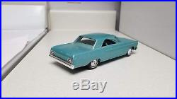 1965 AMT Ford Fairlane TRUE Promo car V. G. EXTRA-rare Met. Turquoise 65 Ford