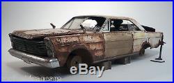 1965 Ford Galaxie 500 XL Pro Built Weathered Barn Find Junkyard Custom 1/25 AMT