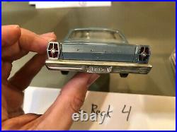 1965 Ford Galaxie Dealer Promo Scale Model Blue Hardtop