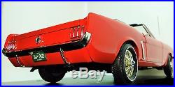 1965 Mustang Ford 1 GT 12 T Race Sport Car Vintage 40 Model 18 Carousel Red 24 8