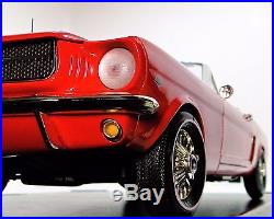 1965 Mustang Ford 1 GT 12 T Race Sport Car Vintage 40 Model 18 Carousel Red 24 8