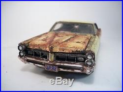 1965 Pontiac Grand Prix Pro Built Weathered Barn Find Junker Custom 1/25 AMT