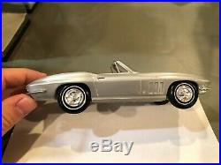 1966 Chevrolet Corvette Convertible Dealer Promo Car Silver RARE Beautiful