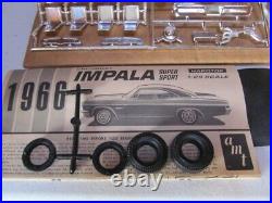 1966 Chevy Impala SS ht. AMT Model car kit unbuilt