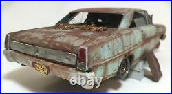 1966 Chevy Nova SS Junkyard Barn Find Weathered Custom Built Model 1/25 AMT