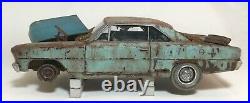 1966 Chevy Nova SS Junkyard Barn Find Weathered Custom Built Model 1/25 AMT