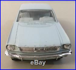 1966 Mustang Coupe Arcadian Blue AMT 1/25 Dealer Promo Model