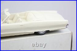 1966 Pontiac Bonneville Convertible Dealer Promo Car Ivory 1/25 Scale With Box