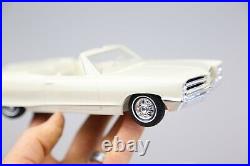 1966 Pontiac Bonneville Convertible Dealer Promo Car Ivory 1/25 Scale With Box