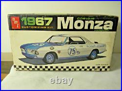 1967 Amt Corvair Monza Original Issue 3 In 1 Model Kit With Box