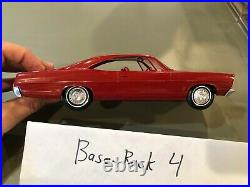 1967 Ford Galaxie XL Dealer Promo Scale Model Red High Grade
