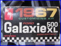 1967 Ford Galaxie convertible Model kit AMT unbuilt complete