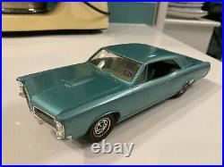 1967 Pontiac GTO Turquoise Dealer Promo Model Car
