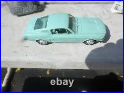 1967 ford mustang fastback original ford promo turquois color mint AMT