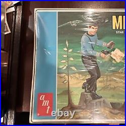 1968 AMT STAR TREK MR SPOCK MODEL KIT Landscape BOX Sealed New Original Owner