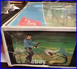1968 AMT STAR TREK MR SPOCK MODEL KIT Landscape BOX Sealed New Original Owner