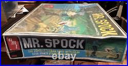 1968 AMT STAR TREK MR SPOCK MODEL KIT Landscape BOX Sealed New Original Owner