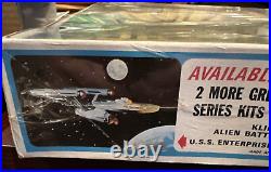 1968 AMT STAR TREK MR SPOCK MODEL KIT Landscape BOX Sealed New Original Owner