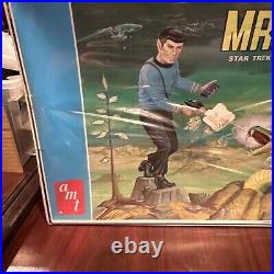 1968 AMT STAR TREK MR SPOCK MODEL KIT Landscape BOX Sealed New Original Owner