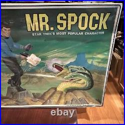 1968 AMT STAR TREK MR SPOCK MODEL KIT Landscape BOX Sealed New Original Owner