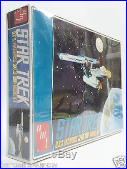 1968 Amt Star Trek U. S. S Enterprise Starship Model Kit Factory Sealed Nrfp