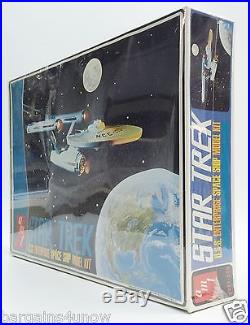 1968 Amt Star Trek U. S. S Enterprise Starship Model Kit Factory Sealed Nrfp