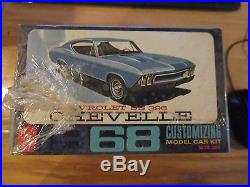 1968 Chevelle SS 396 AMT 1/25 Scale Model Kit. SEALED