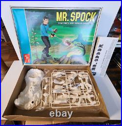 1968 STAR TREK AMT Model Kit MR. SPOCK # S956 SEALED BAGS with 70's Jacket Offer