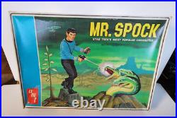 1968 STAR TREK AMT Model Kit MR. SPOCK # S956 SEALED BAGS with 70's Jacket Offer
