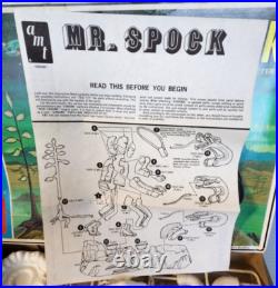 1968 STAR TREK AMT Model Kit MR. SPOCK # S956 SEALED BAGS with 70's Jacket Offer