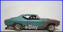 1969 Chevelle SS Drag Barn Find Chevrolet Rat Rod Weathered Pro Built AMT 1/25